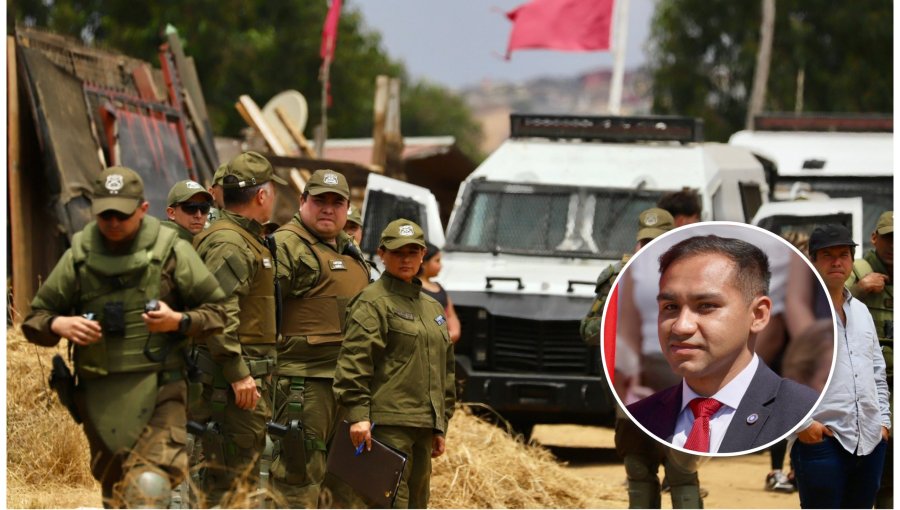 Desalojo en San Antonio: Sebastián Zamora acusa "falta de respaldo político" y "miedo" de Carabineros a ser enjuiciados nuevamente