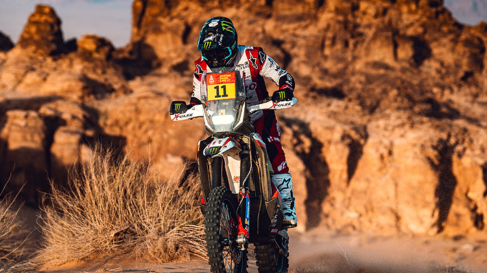 Día complejo para José Ignacio Cornejo: motociclista sale del top 10 en la etapa 11 del Dakar