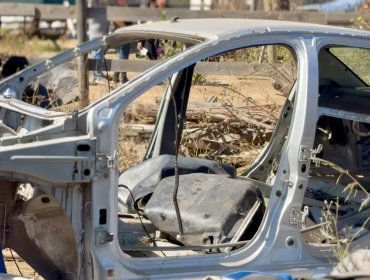 Sin barricadas ni incidentes: reportan "jornada tranquila" en desalojo de la megatoma, aunque hallaron automóvil robado y desmantelado