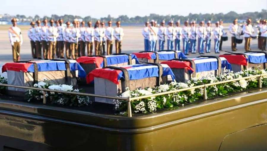 Cuba despide con honores de Estado a los 32 efectivos muertos en operación de EE.UU. para capturar a Maduro