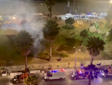 Graves ataques deja operativo nocturno contra el comercio ilegal de Viña: cuatro detenidos, desalojo de carpas e incautaciones