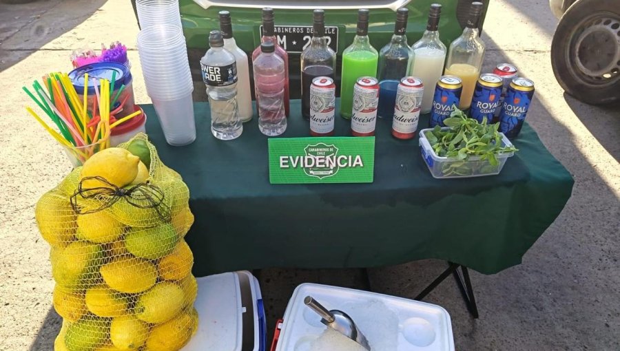 Fiscalizaciones en el borde costero de Viña dejan 30 detenidos y 3 mil licores decomisados en los primeros 15 días del año