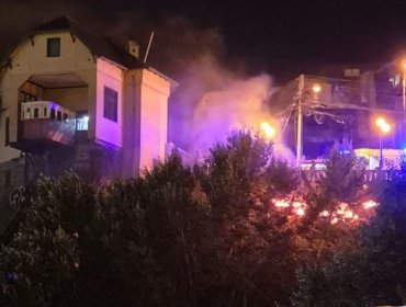 Incendio en las cercanías del ascensor Barón generó alarma vecinal y dejó un detenido