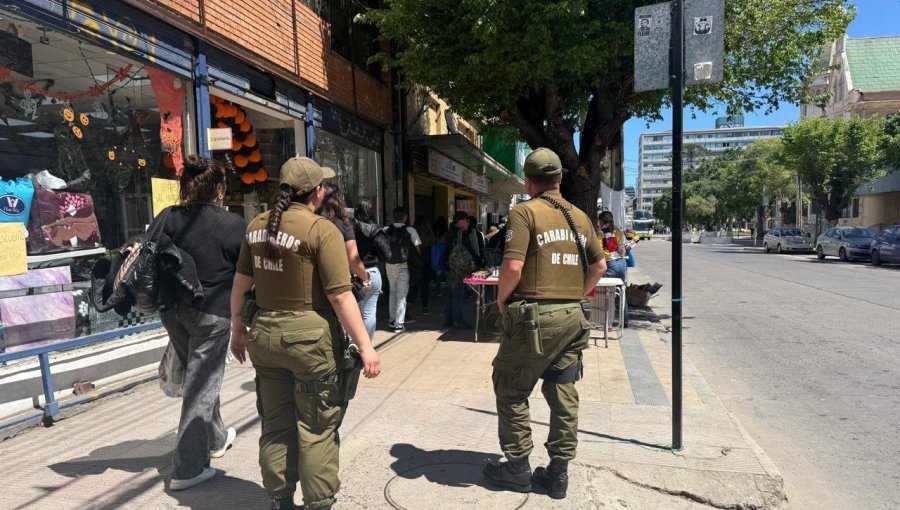 Con 12 personas detenidas termina una nueva «Ronda Impacto» de Carabineros en el centro y el borde costero de Viña del Mar