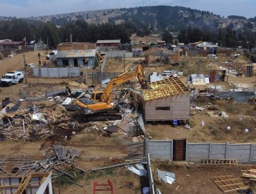 Alrededor de 13 hectáreas ya han sido despejadas en la megatoma de San Antonio