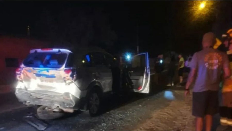 Triple colisión en Limache: conductor en estado de ebriedad y mujer embarazada entre las lesionadas