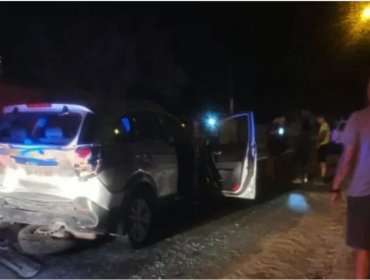 Triple colisión en Limache: conductor en estado de ebriedad y mujer embarazada entre las lesionadas