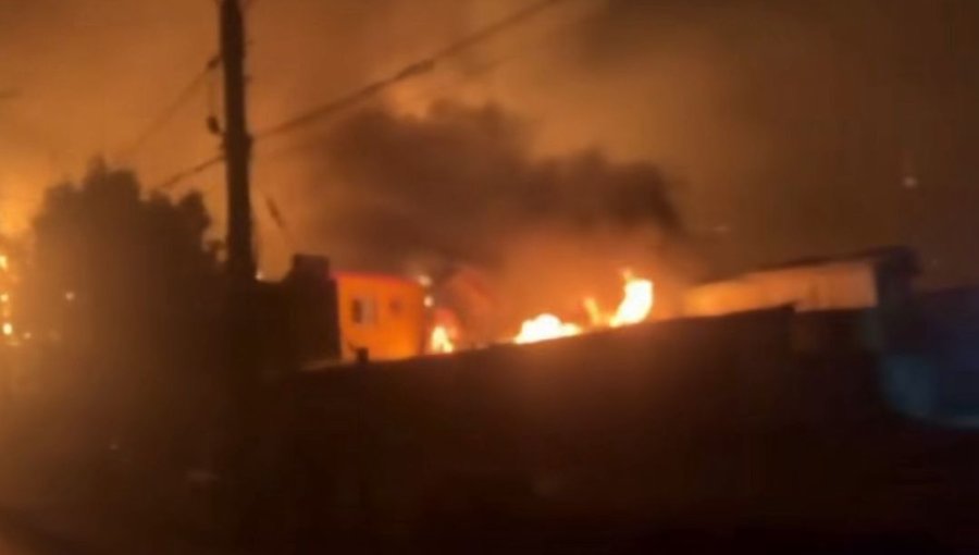 Tragedia en Lirquén: incendio forestal destruye casi por completo la Villa Italia
