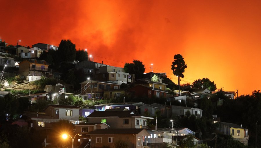 Región del Biobío y Ñuble : 33 focos activos y más de 24 mil hectáreas afectadas