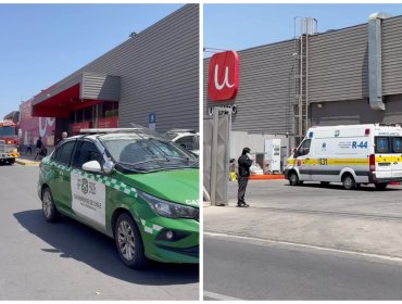 Dos guardias resultan apuñalados tras violento robo en supermercado de Villa Alemana