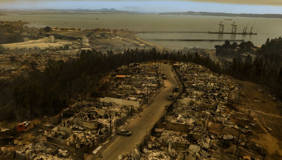 Lirquén, la localidad en el Biobío que se transformó en la zona cero de la tragedia: cerca del 80% del área urbana fue destruida