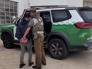 Sujeto buscado por un robo en Viña del Mar fue detenido en el cerro Alegre de Valparaíso