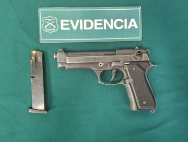 Adolescente de 17 años fue detenido por portar una pistola a fogueo en La Calera
