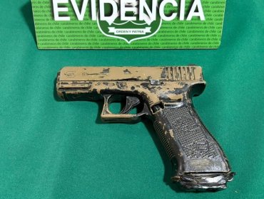 Amenazó a peatones con un arma y fue detenido en el centro de Viña del Mar