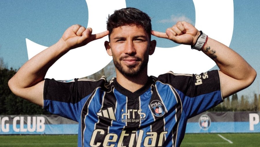 Felipe Loyola fue anunciado oficialmente como nuevo jugador del Pisa de la Serie A de Italia