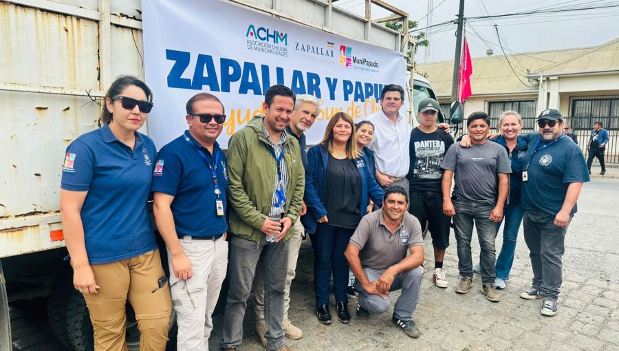 Zapallar y Papudo enviaron 5 toneladas de ayuda a damnificados de incendios en el sur