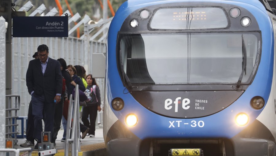 Caótica mañana en el Metro de Valparaíso: fallas en el sistema de energía retrasaron el inicio del servicio Tren Limache-Puerto