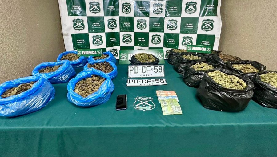 Detienen a individuo por tráfico de drogas y receptación de vehículo en ruta de Nogales