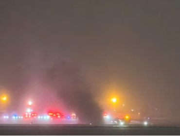 EE.UU.: avión con ocho personas a bordo se estrella al despegar en el aeropuerto de Bangor, Maine