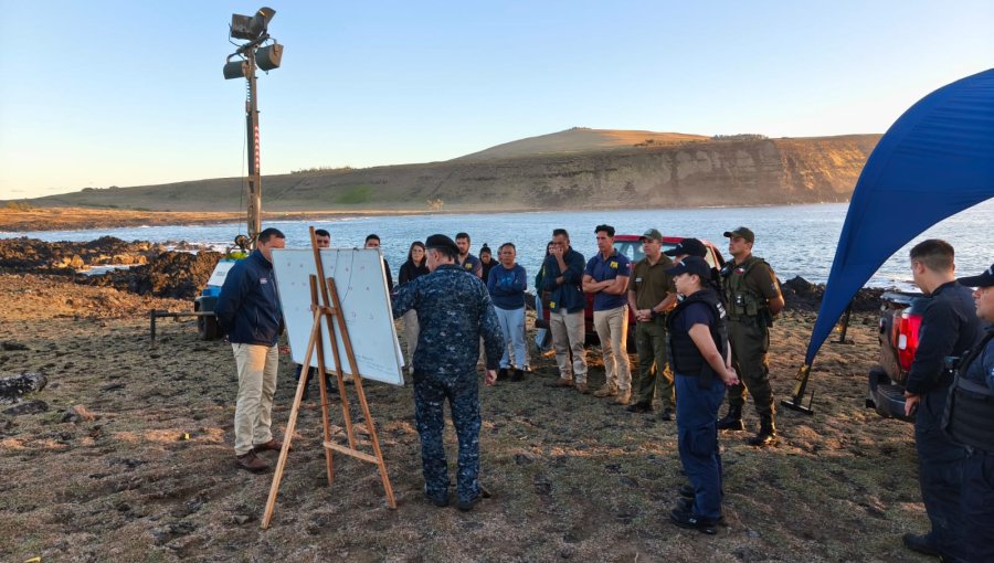 Intensa búsqueda de persona extraviada en Rapa Nui: desapareció mientras pescaba