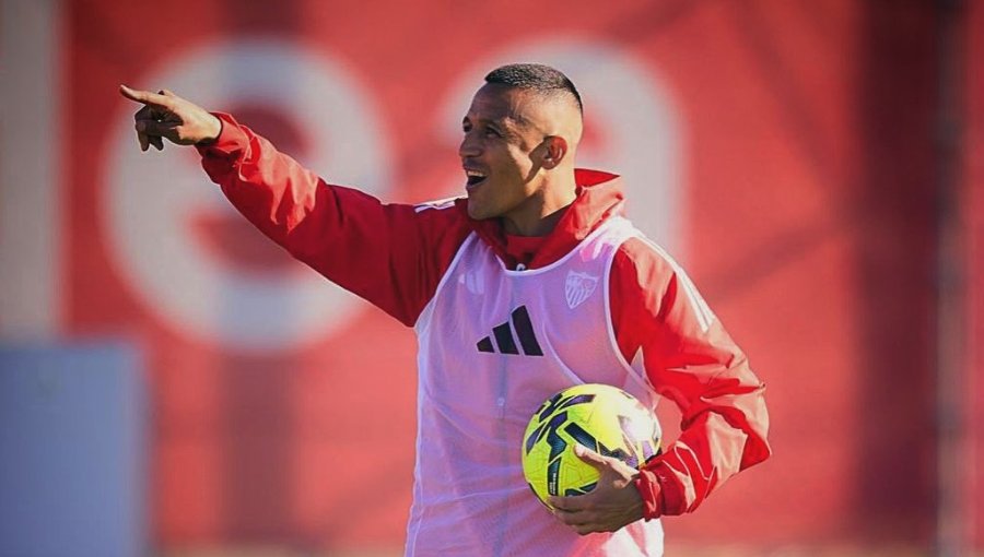 Alexis Sánchez realiza "trabajo parcial" con sus compañeros en el Sevilla y se acerca su regreso a las canchas