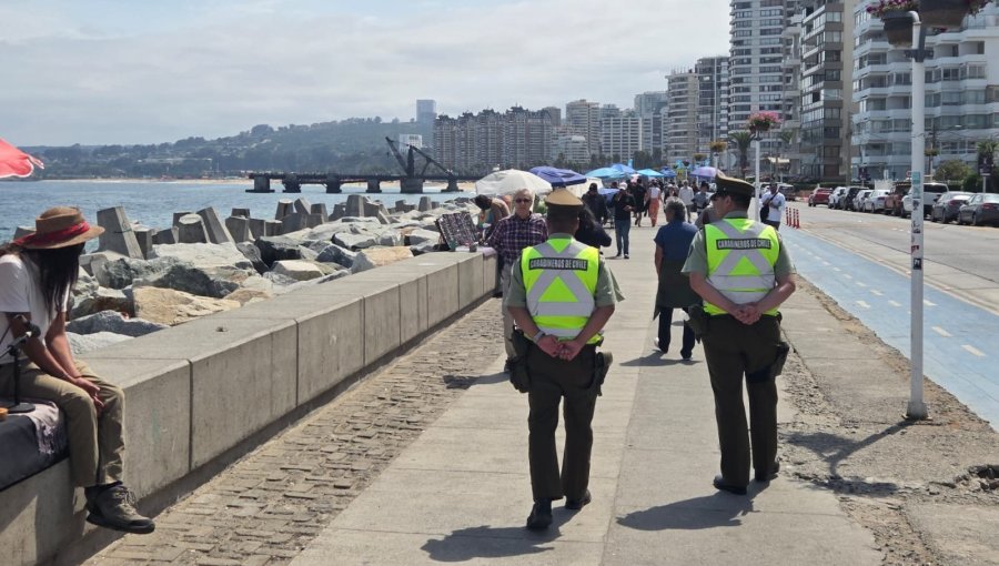140 personas han sido detenidas en Viña del Mar durante el primer mes del año: en su mayoría han sido por Ley de Drogas