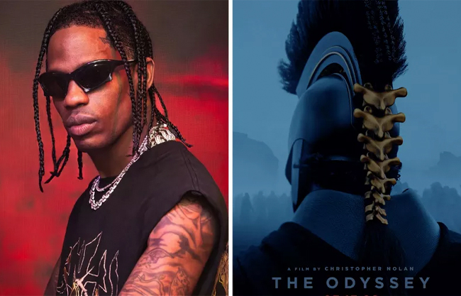 Inesperado: Travis Scott sorprende y se une al elenco estelar de Christopher Nolan en La Odisea