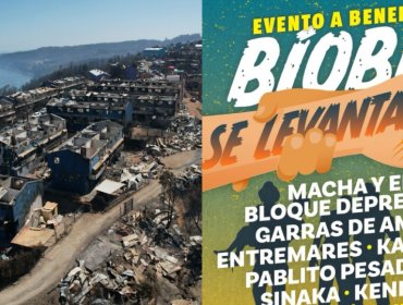 Artistas nacionales se unen en “Biobío se levanta”: música y solidaridad tras los incendios
