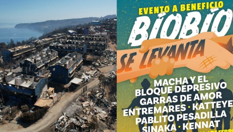 Artistas nacionales se unen en “Biobío se levanta”: música y solidaridad tras los incendios