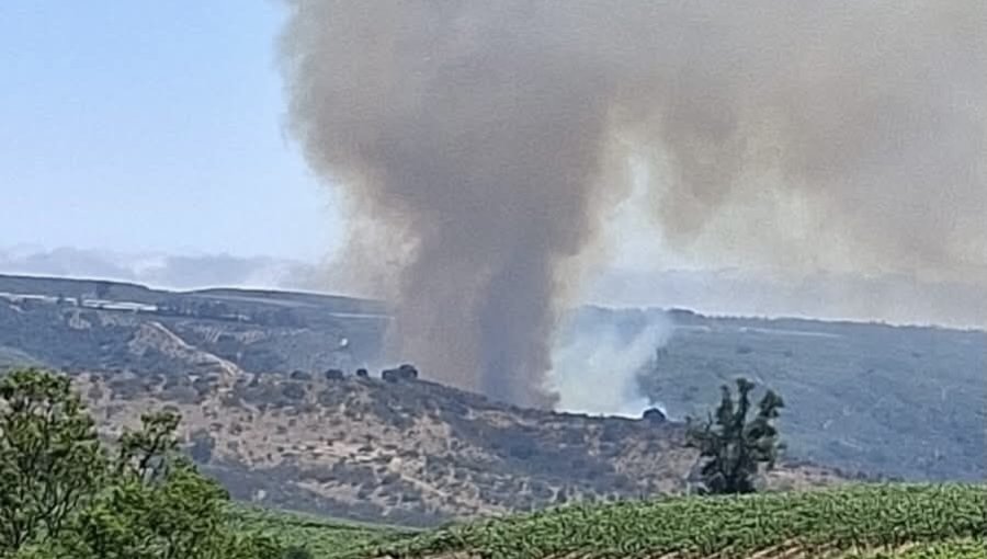 Incendio forestal de grandes proporciones afecta a Rinconada de San Juan en San Antonio