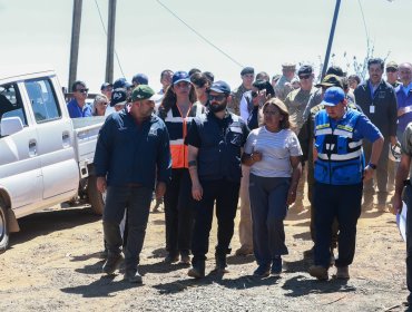 Presidente Boric recorre sector Lo Tato en Concepción y monitorea avance de instalación de viviendas de emergencia tras incendios