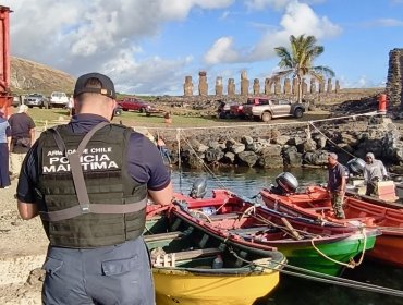 Por aire, tierra y mar continúa la búsqueda de hombre que desapareció mientras realizaba caza submarina en Rapa Nui