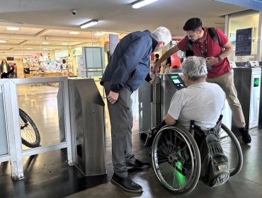 Dan inicio a la puesta en marcha progresiva de las nuevas puertas de accesibilidad universal en el Metro de Valparaíso