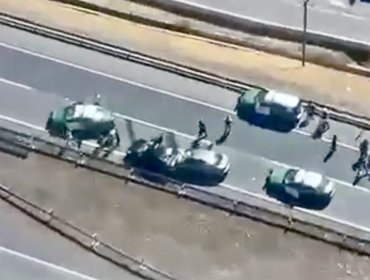 Cuatro detenidos tras violento robo a camión repartidor y persecución en San Felipe