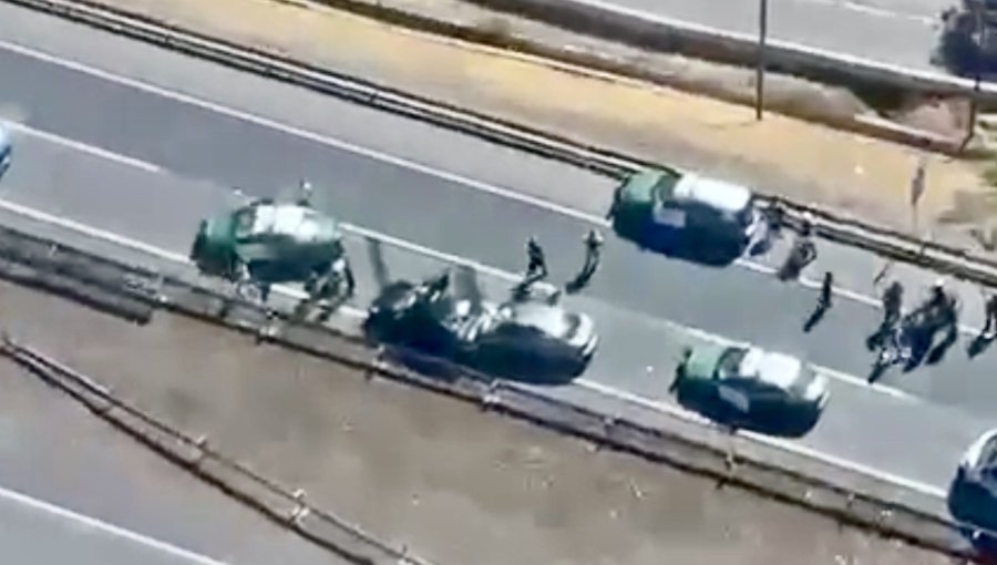 Cuatro detenidos tras violento robo a camión repartidor y persecución en San Felipe