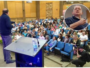 “Váyase para afuera al tiro”: Tenso cruce entre Iván Poduje y académico marca seminario sobre reconstrucción