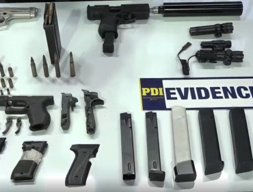 Incautan 10 armas y drogas avaluadas en más de $10 millones en Renca y Lampa: dos personas detenidas