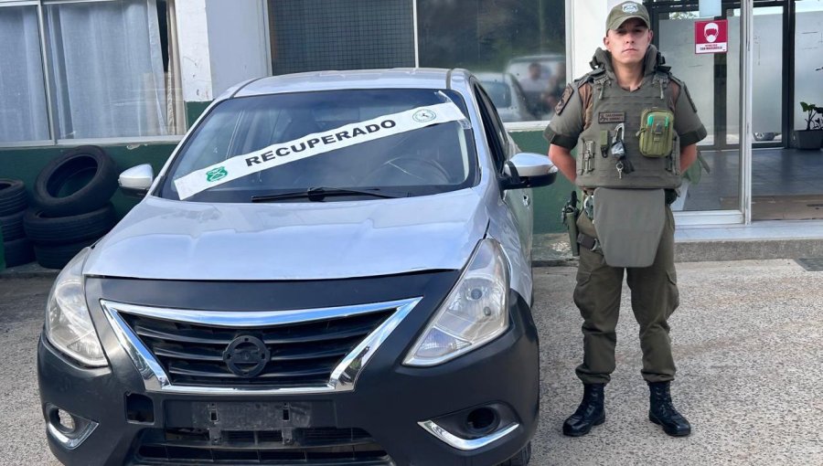 Venezolano con situación migratoria irregular fue detenido en Valparaíso por conducir automóvil con sus placas patentes falsas