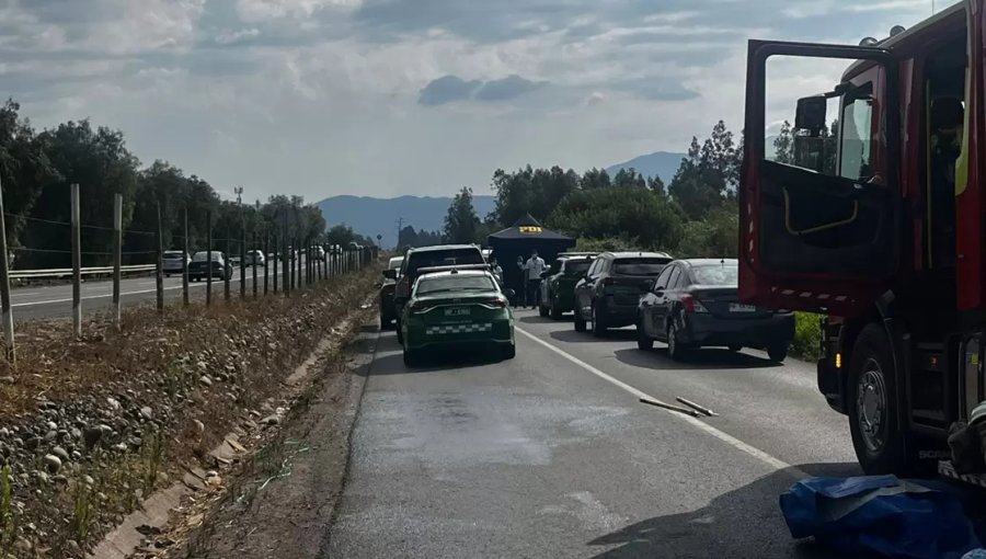 Macabro hallazgo en Ruta 78: cuerpo fue encontrado al interior de una maleta