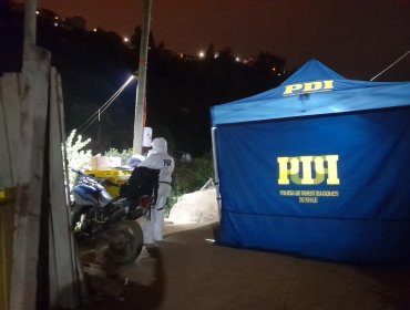 Homicidio a balazos en Cerro Mariposas: PDI investiga ataque armado en Valparaíso