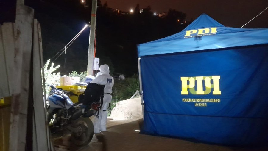 Homicidio a balazos en Cerro Mariposas: PDI investiga ataque armado en Valparaíso