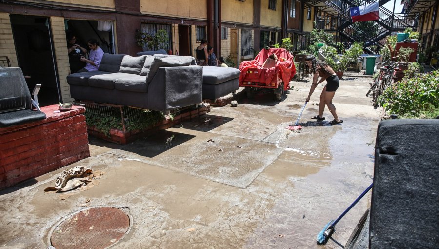 Cifran en más de 1.100 las familias afectadas por inundaciones tras intensas lluvias en Maipú