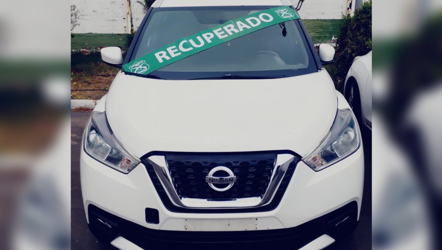 Detienen a un hombre por conducir automóvil robado en el borde costero de Loncura en Quintero