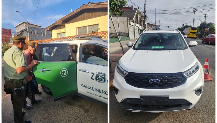 Dos detenidos y un automóvil robado recuperado dejan dos procedimientos policiales en El Quisco