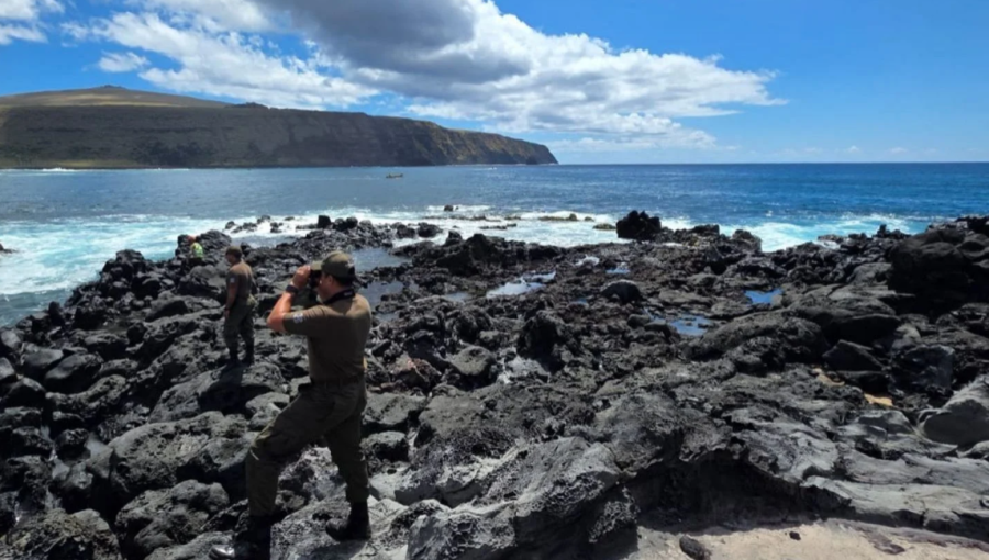 A una semana de su desaparición, continúa búsqueda de buzo extraviado en Rapa Nui