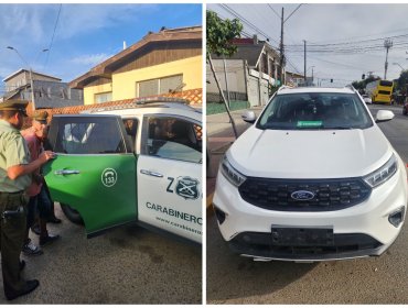 Dos detenidos y un automóvil robado recuperado dejan dos procedimientos policiales en El Quisco