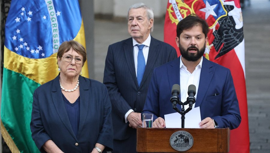 Presidente Boric destaca candidatura de Bachelet a la ONU: "Espero que en el país también todos estemos orgullosos"