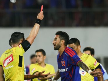 "Golpe en el rostro": ANFP liberó los audios del VAR en la expulsión de Lucero en el partido de la U contra A. Italiano