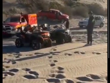 Fatal accidente en moto en las dunas de Ritoque deja un muerto y una mujer grave