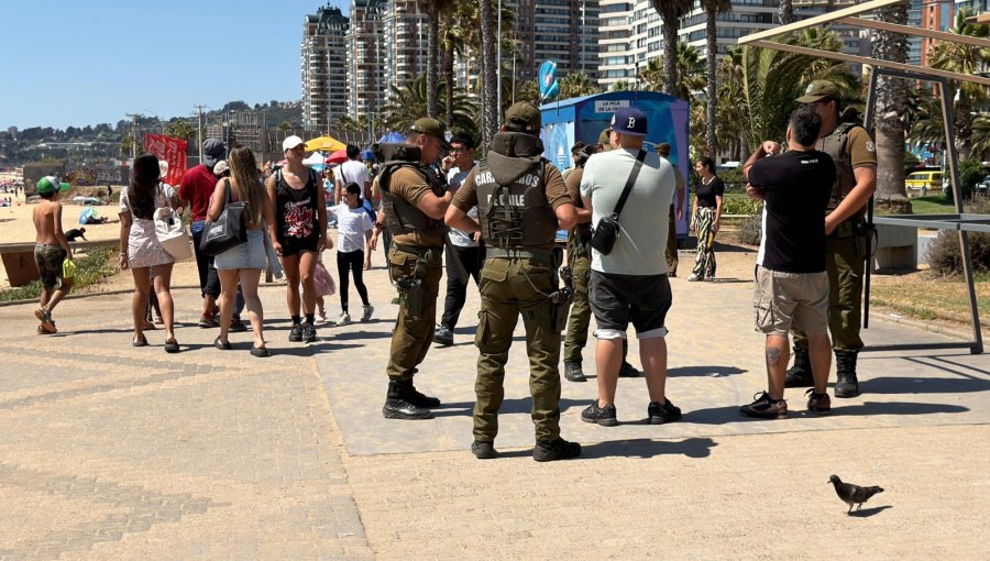 18 detenidos en nueva Ronda Impacto de Carabineros en Viña del Mar